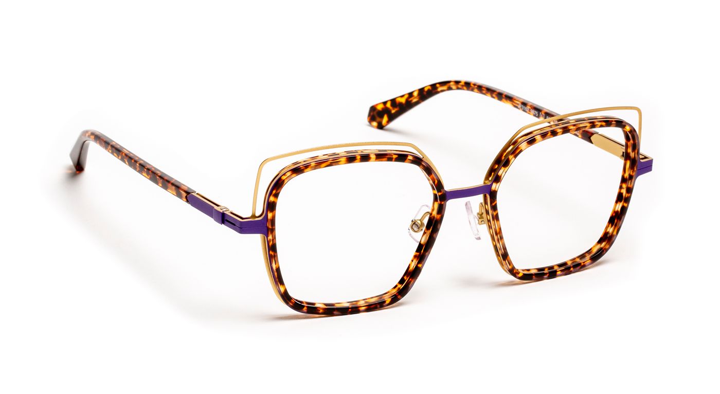 J.F. Rey JF3162 C9875 Tortoiseshell Purple Soft Gold