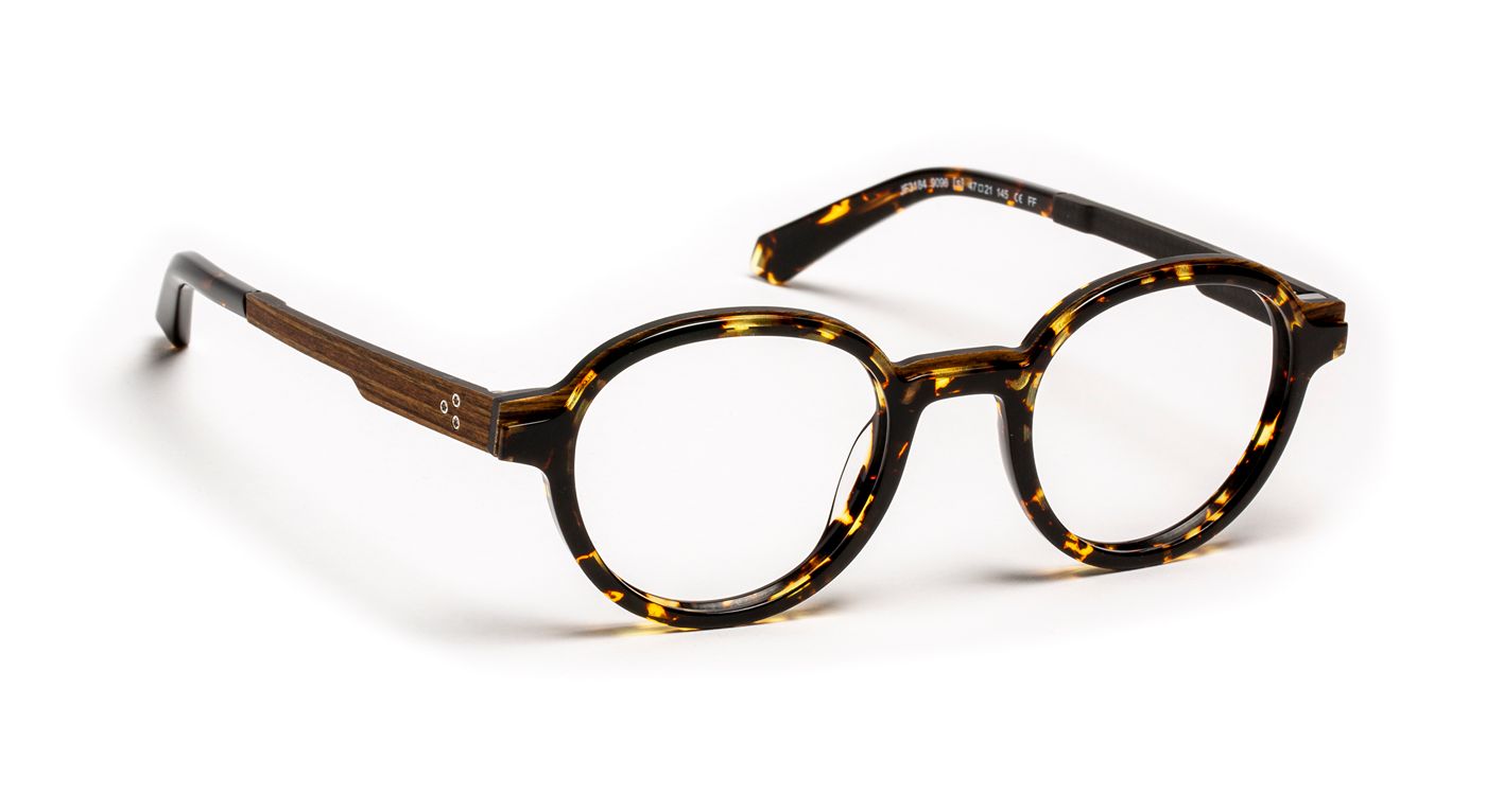 J.F. Rey Model JF3184 Carbon Fiber and Wood Eyewear