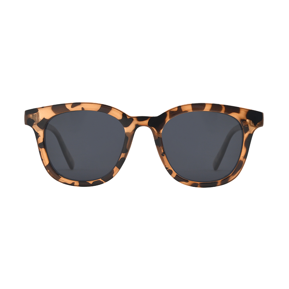 Wenzhou Lenlook Sunglasses Wholesales Black TR90 Round Women Sunglasses Polarized Logo Custom