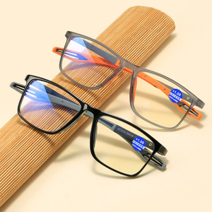 Fashion TR90 Diamond Face Unisex Reading Glasses Ultra-light Anti-blue Light Frame