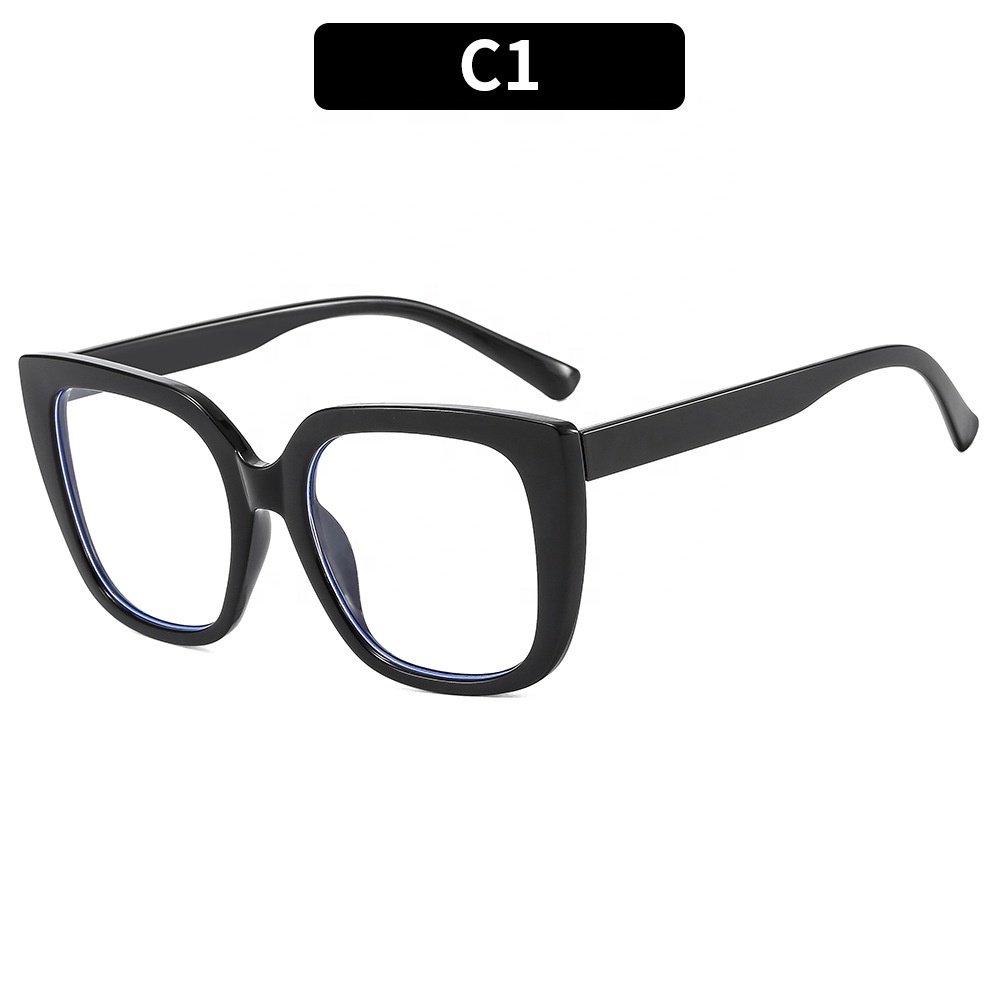 Ready to Stock Unisex Wholesale Cheap Cat Eye Frame Computer Gaming Anti Blue Light Fashion Optical Eyeglasses