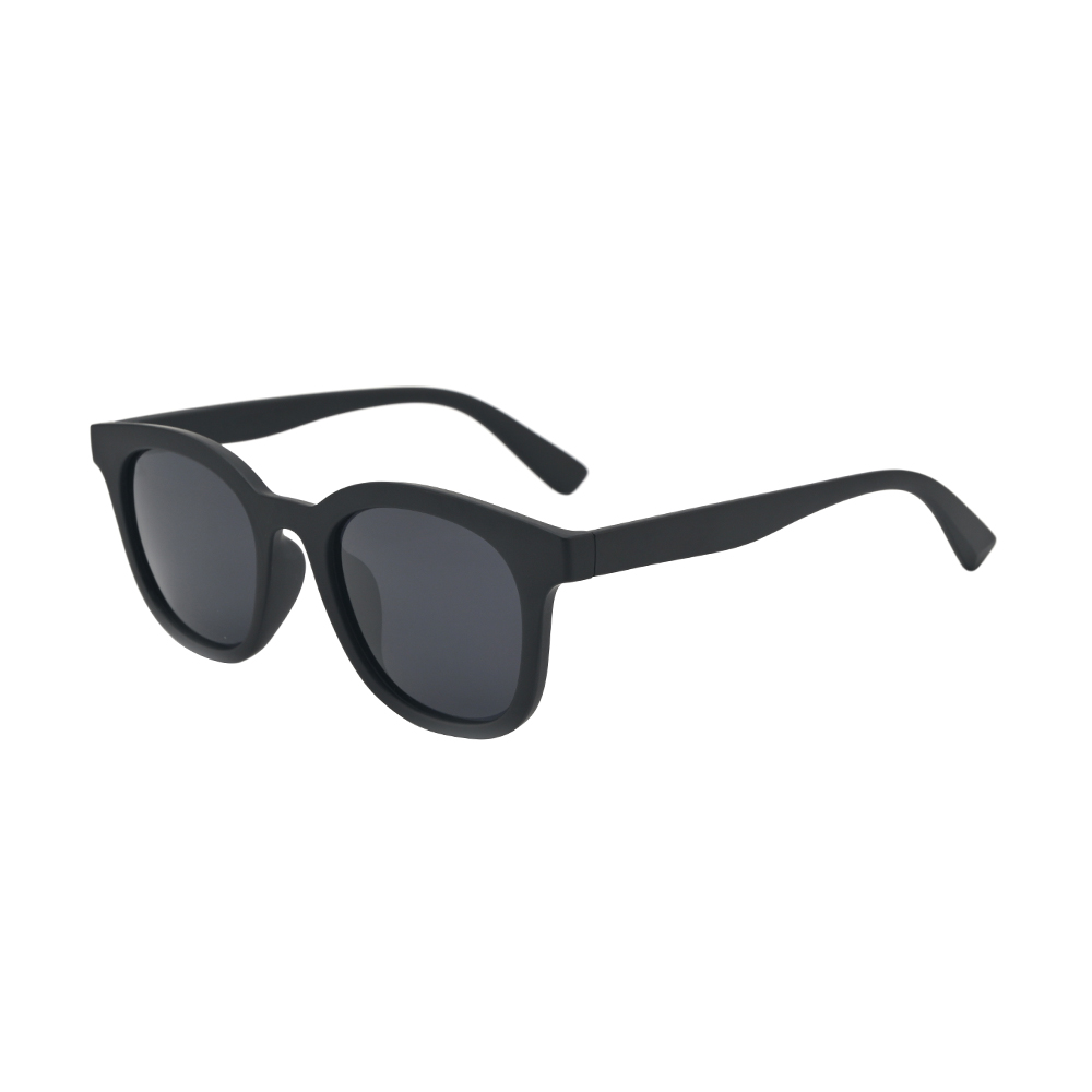 Wenzhou Lenlook Sunglasses Wholesales Black TR90 Round Women Sunglasses Polarized Logo Custom