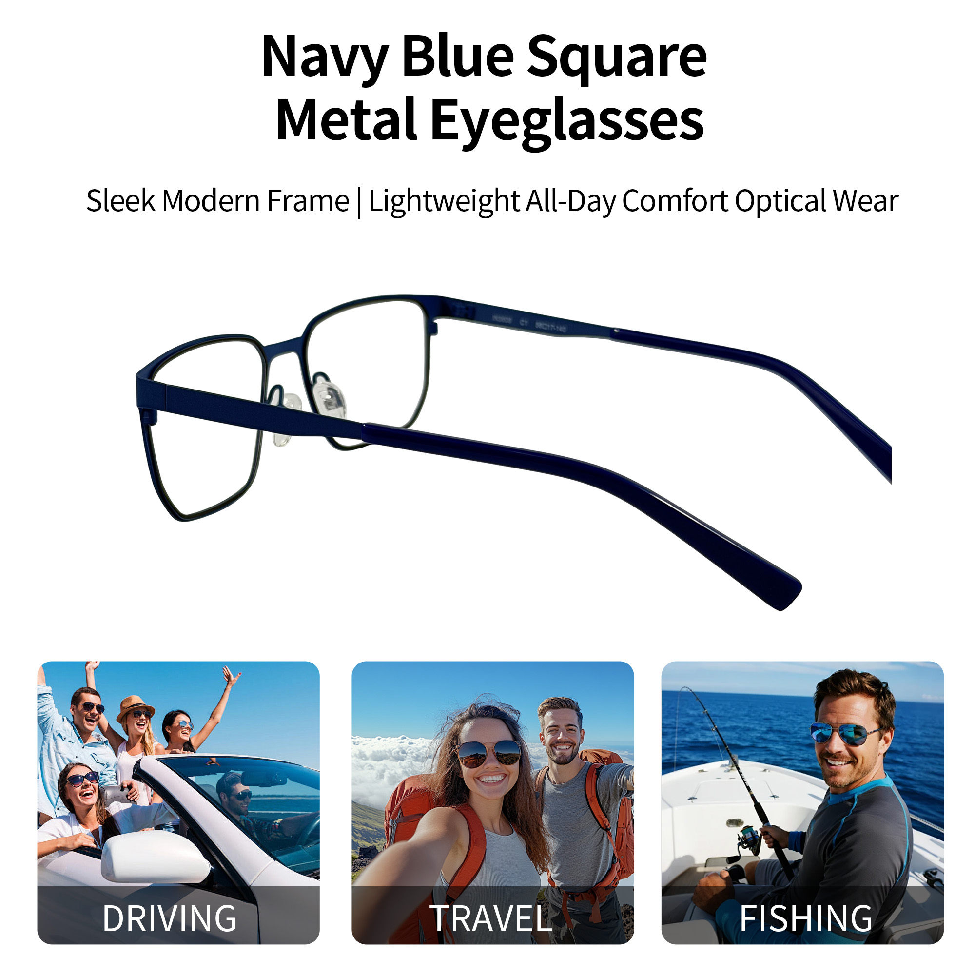 Wholesale SHIAN SAO07 Square Eyeglasses Frames Optical Glasses Computer Anti Blue Light PC Lenses Custom Spectacle Frame Unisex