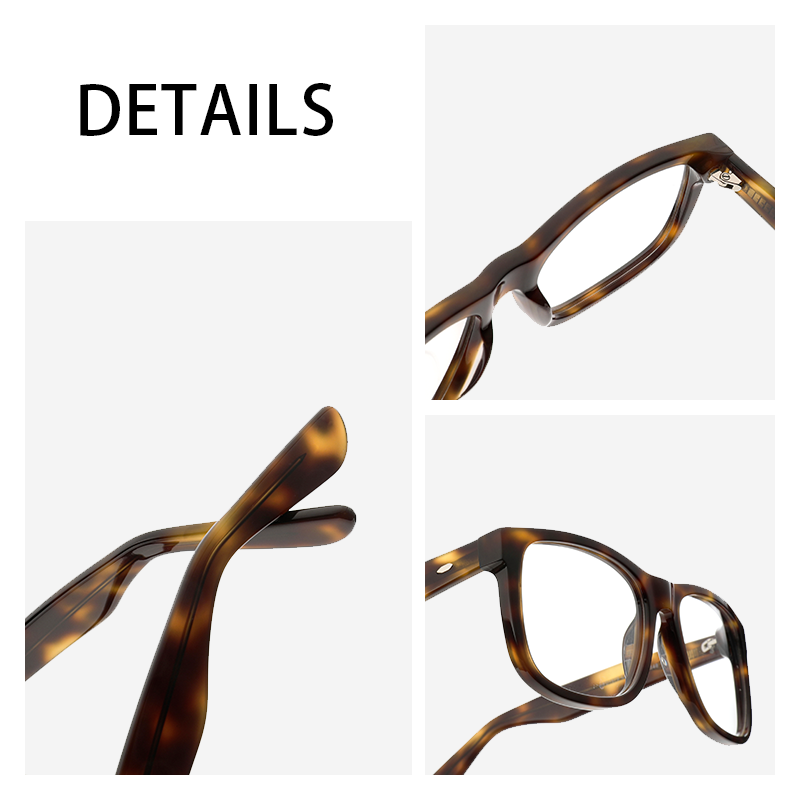 Best Selling Handmade Acetate Optical Glasses Blue Light Blocking Full Rim Narrow Oval Frame For Reading Office Daily Women Men