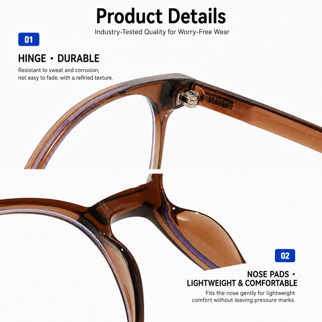 Custom Logo Small MOQ TR90 Lightweight Optical Frame OEM ODM Sunray Eyewear Full Rim Custom Prescription Glasses