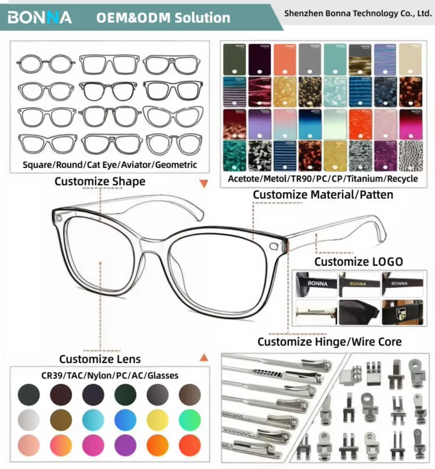 Retro Square Titanium Metal Eyeglasses Frames Vintage Business Optical Spectacles 81014 Men Women Wholesale Prescription Eyewear