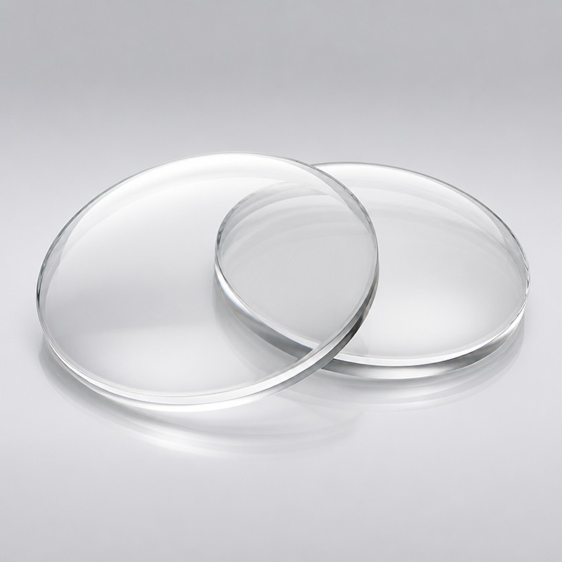 ZHENG HE Wholesale 1.60 MR-8 Spherical Optical Lenses HMC Coating High Quality 75mm Eyewear Lenses Two-piece Pair Design