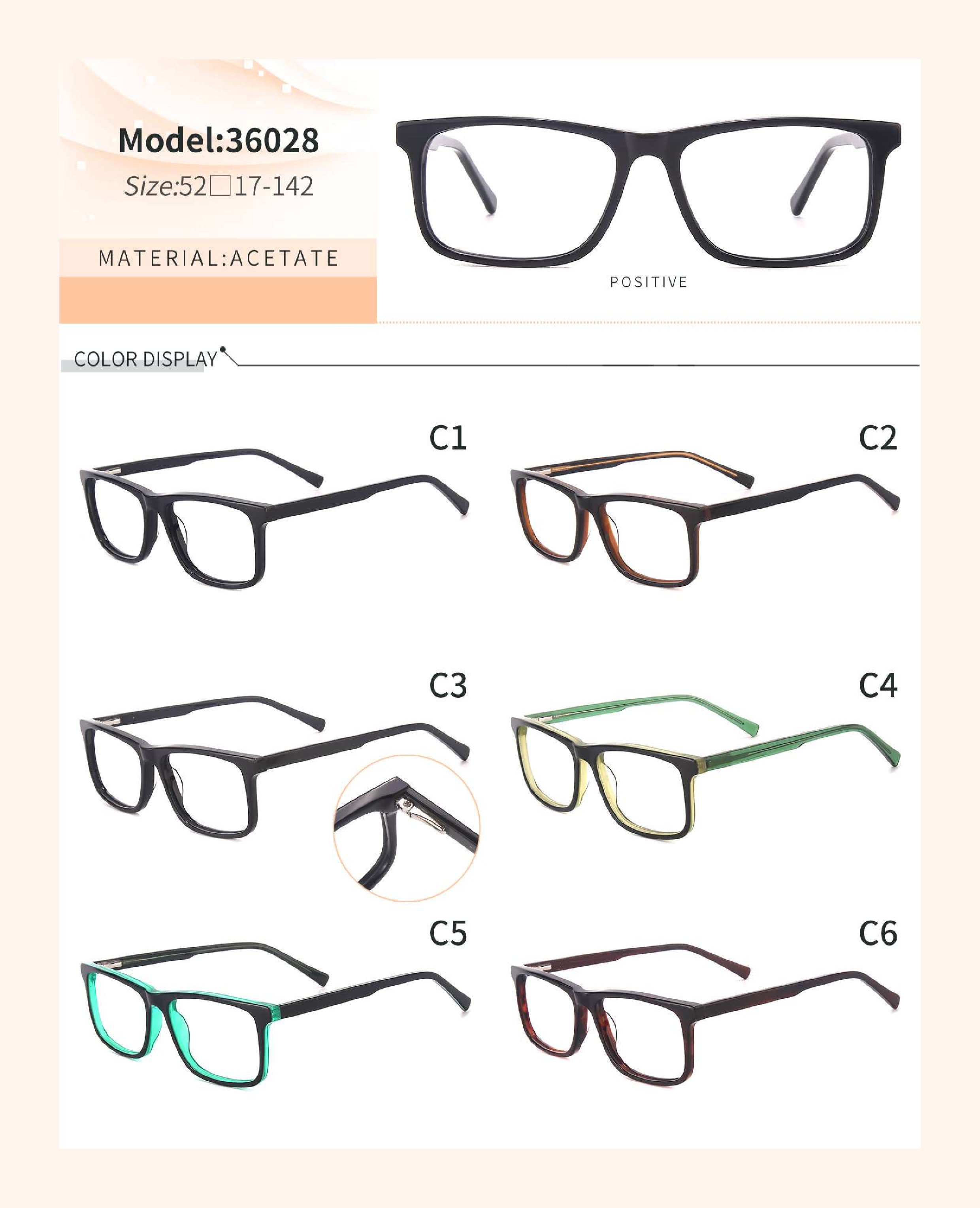 Premium Acetate Optical Frames Prescription Eyeglasses Frames Wholesale Supplier