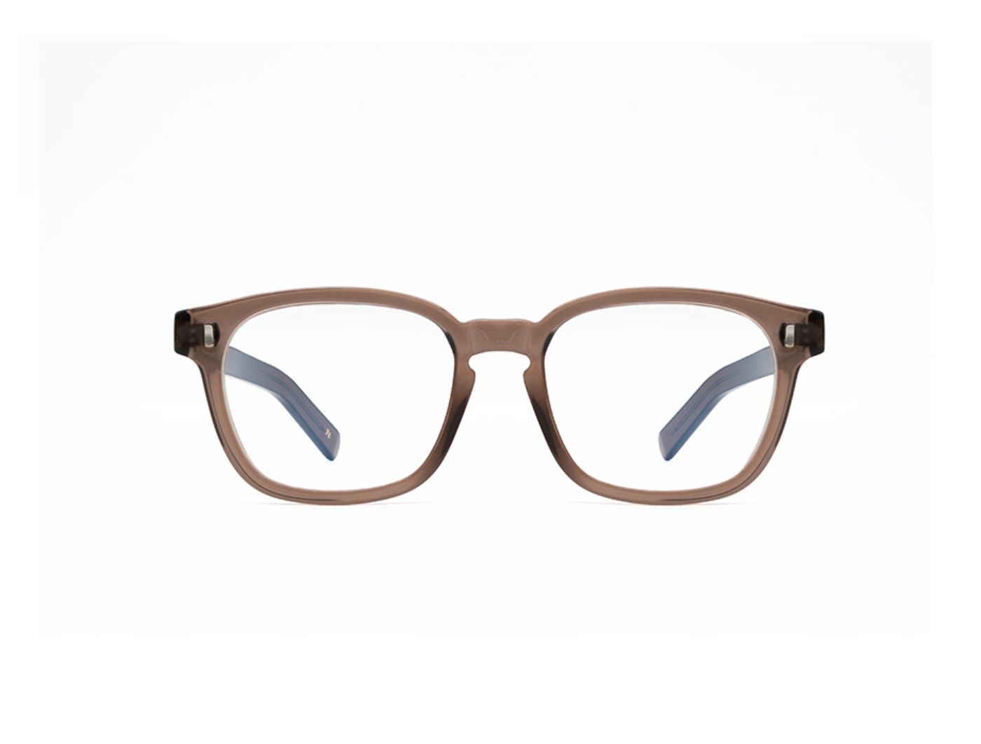 L.G.R Malabo Bold optical frame in Crystal Brown