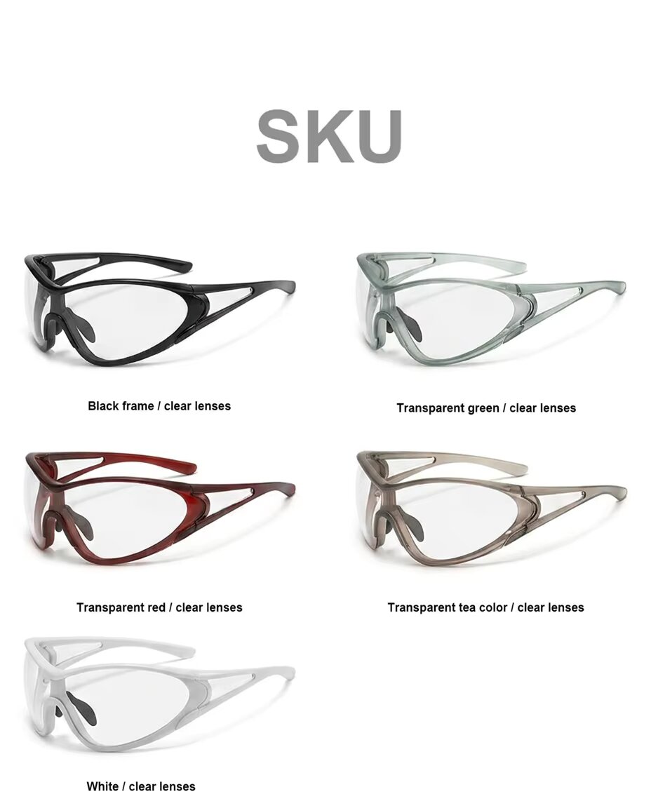 OEM TR90 Clear Lens Pickleball Training Glasses Wide Vision Sports Eyewear for Clubs Teams