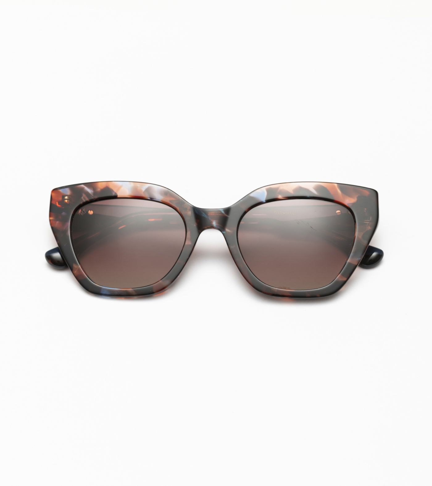 Woodys Natasha C02 Havana Purple Sunglasses
