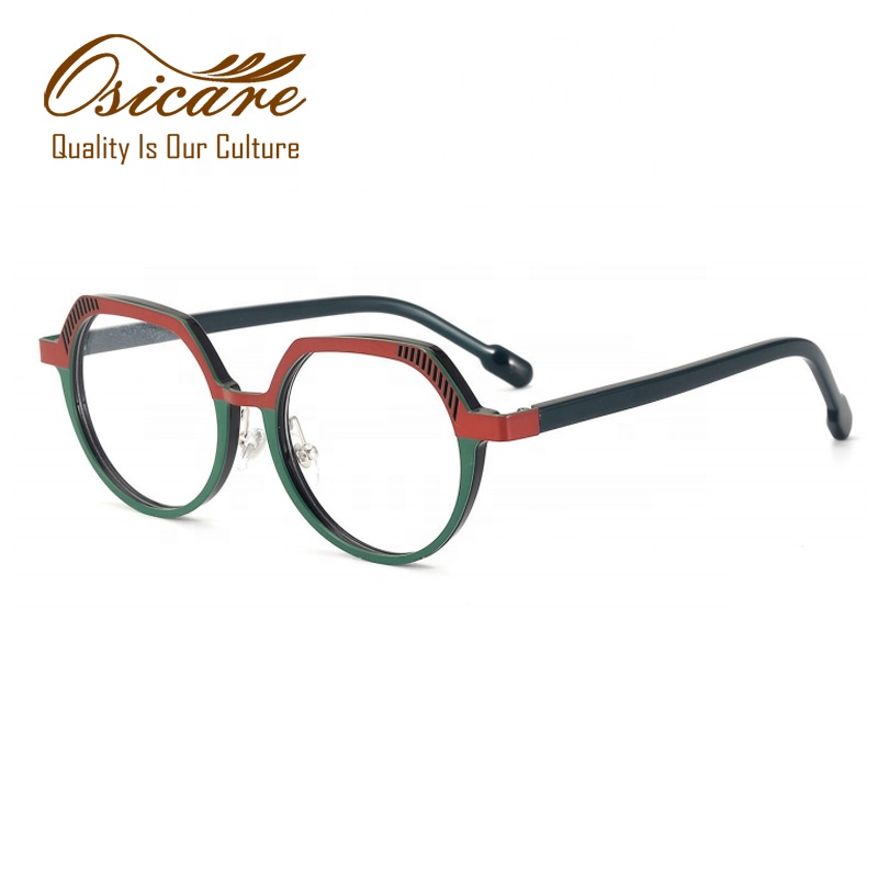 High Quality Color Custom Logo Eye Glasses Hand Made Acetate Stock Eyewear CE Women Spectacle Optical Eyeglasses Frames for Men